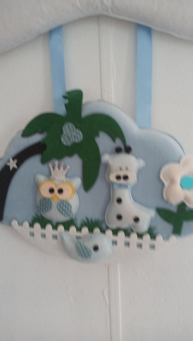 Mavi Bebek Kapı Süsü - Hoşgeldin Bebeğim - Görsel 2