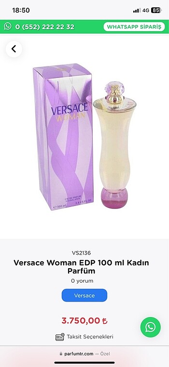 versace WOMAN parfume