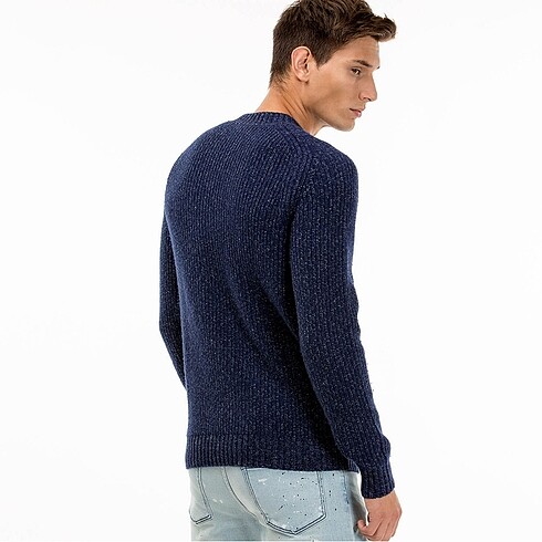 Lacoste Erkek Lacivert Triko - Görsel 3