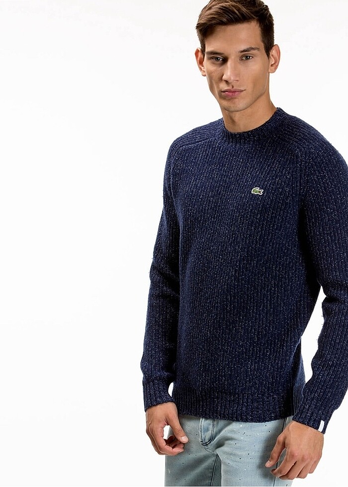 Lacoste Erkek Lacivert Triko - Görsel 2