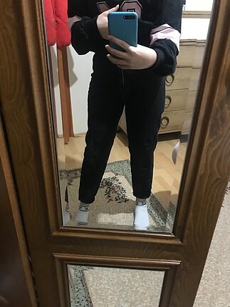 siyah mom jean