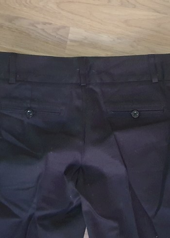36 Beden siyah Renk Siyah Kadın Kumaş Pantolon, Normal Boy.