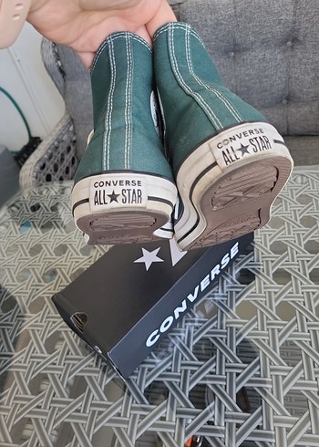 44 Beden yeşil Renk Orijinal Converse All Star Dragon Scale.