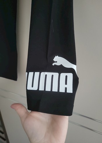 Puma Siyah Baskılı Spor Kadın Tayt - Görsel 6