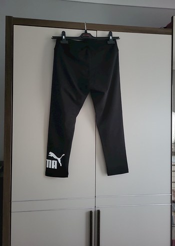 Puma Siyah Baskılı Spor Kadın Tayt - Görsel 5