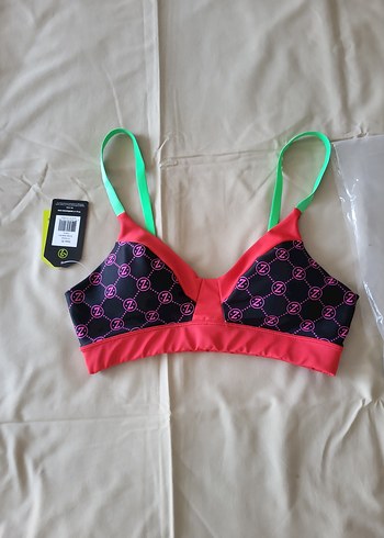 Renkli Desenli Mini Spor Sütyeni - Görsel 4