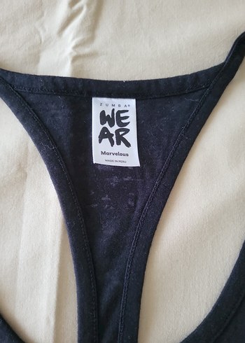 Siyah Zumba Baskılı Spor Atlet - Görsel 5