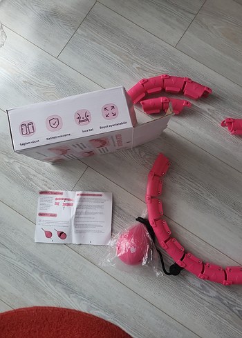 Hula hoop Pembe Sonsuzluk Pilates Bandı - Görsel 7