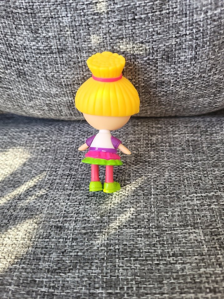 Renkli Minik Kız Bebek Oyuncak - Görsel 2