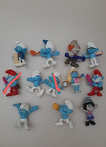 Şirinler 10 adet 