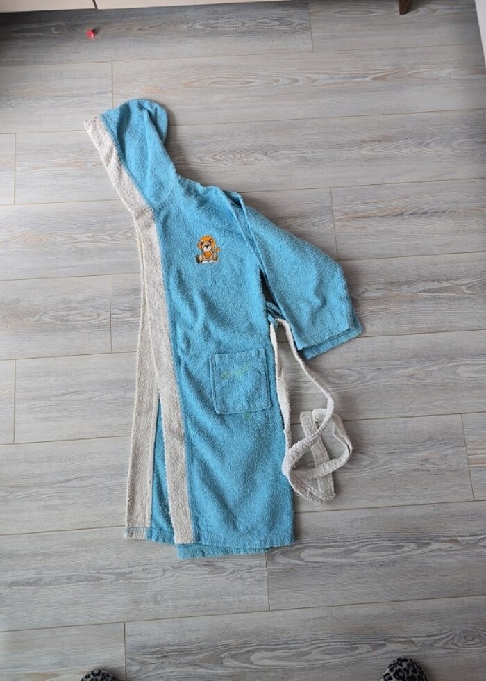 Çocuk banyo bornoz - Görsel 4