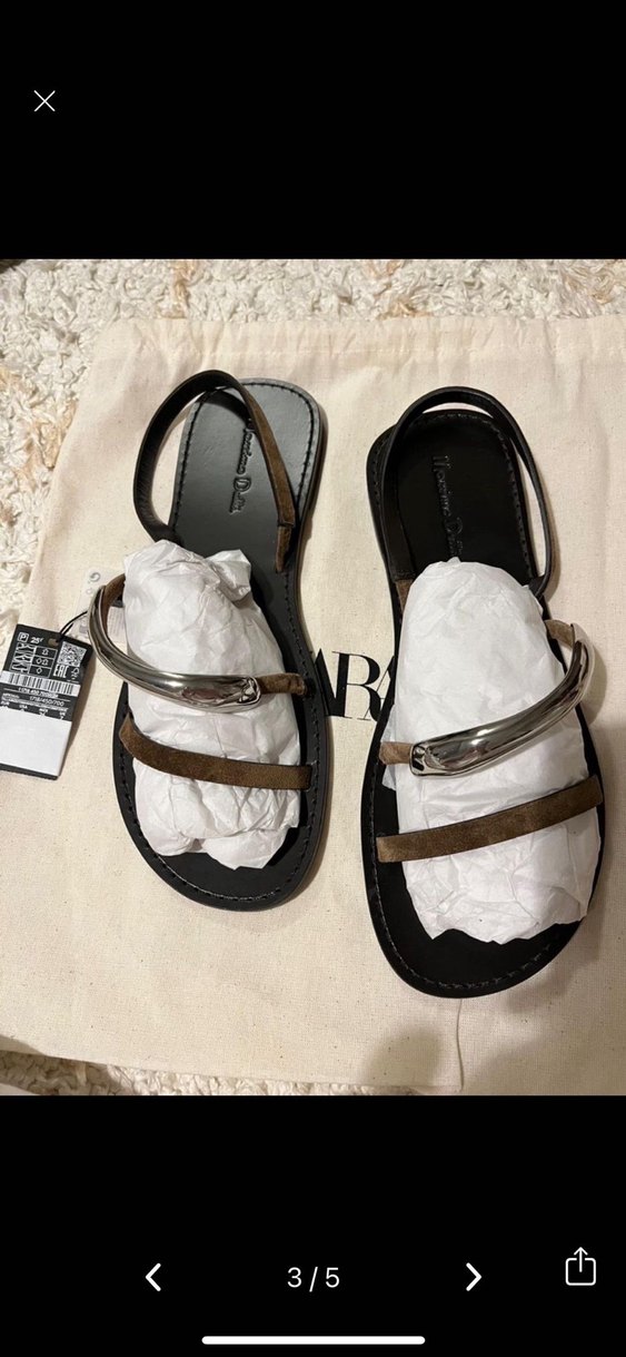 Minimalist Bej Stiletto Topuklu Kadın Sandalet - Görsel 3