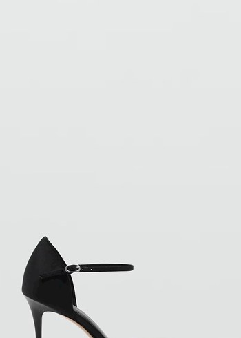 Siyah Stiletto Topuklu Kadın Abiye Ayakkabı - Görsel 2