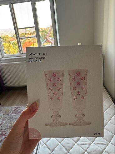 Lcw home kurdele detaylı ikili bardak