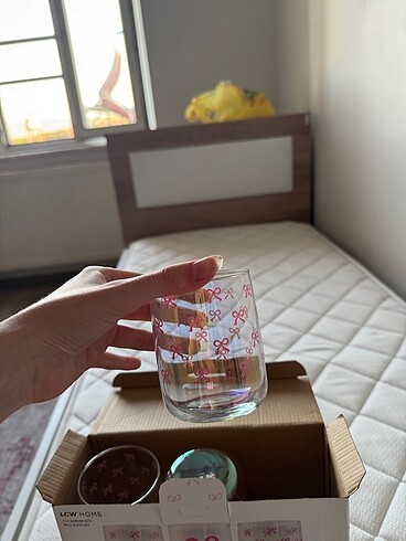  Beden Lcw home 3lü kurdele detaylı bardak