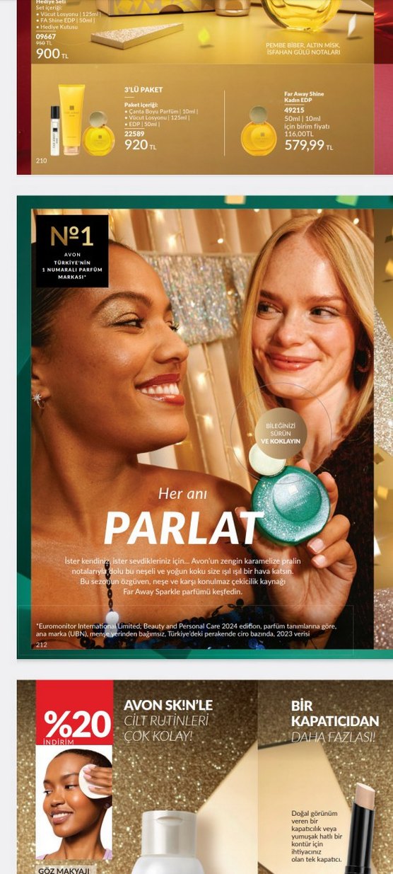 Far Away Sparkle EDP Kadın Parfümü 50ml - Görsel 2