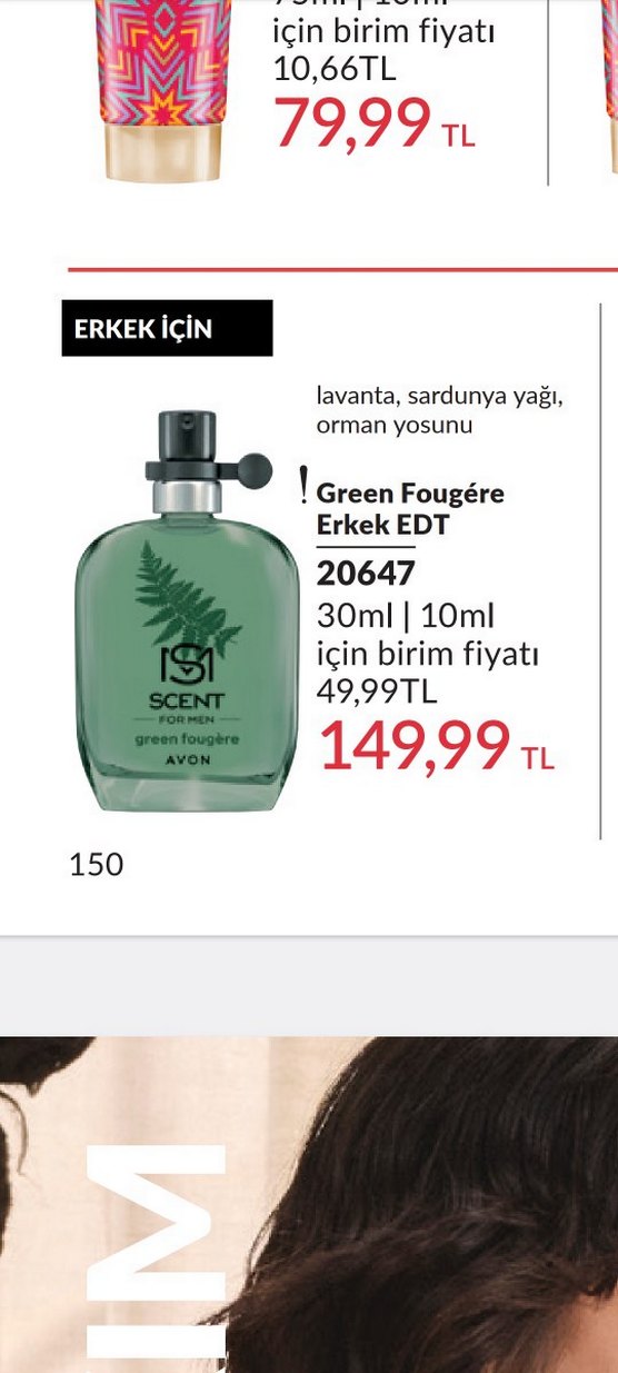 Avon Scent Masculine Woody Erkek Parfüm 30ml - Görsel 2