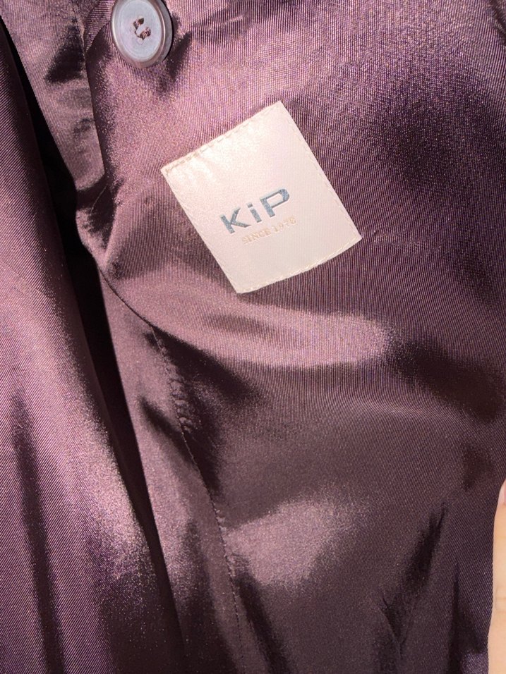 Bordo Düğmeli Erkek Midi Yün Kaban - Görsel 2