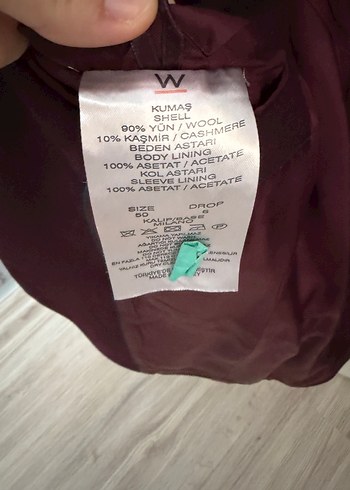 Bordo Erkek Blazer Ceket - Görsel 3