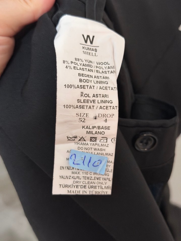 Erkek Siyah Modern Klasik Takım Elbise - Görsel 5