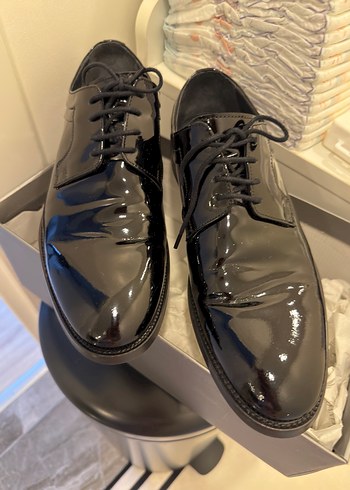 Altınyıldız Siyah Rugan Klasik Erkek Ayakkabı - Görsel 3