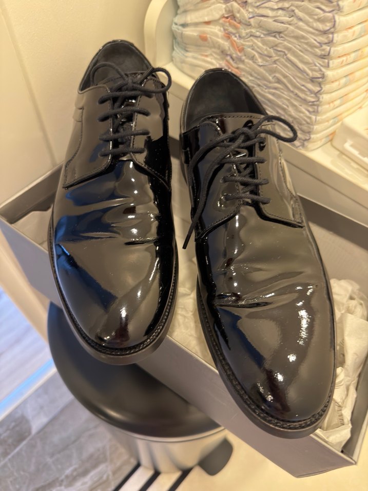 Altınyıldız Siyah Rugan Klasik Erkek Ayakkabı - Görsel 3