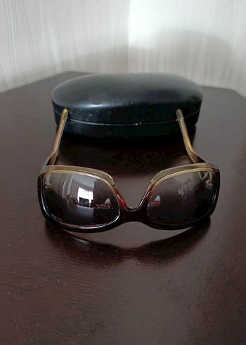 Klasik Şeffaf Kahverengi Kadın Güneş Gözlüğü - Görsel 2