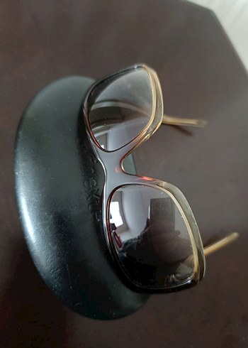 Klasik Şeffaf Kahverengi Kadın Güneş Gözlüğü - Görsel 5