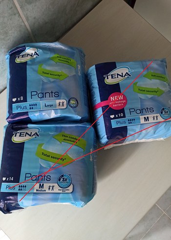 TENA Plus Large. 8 li paket. - Görsel 3