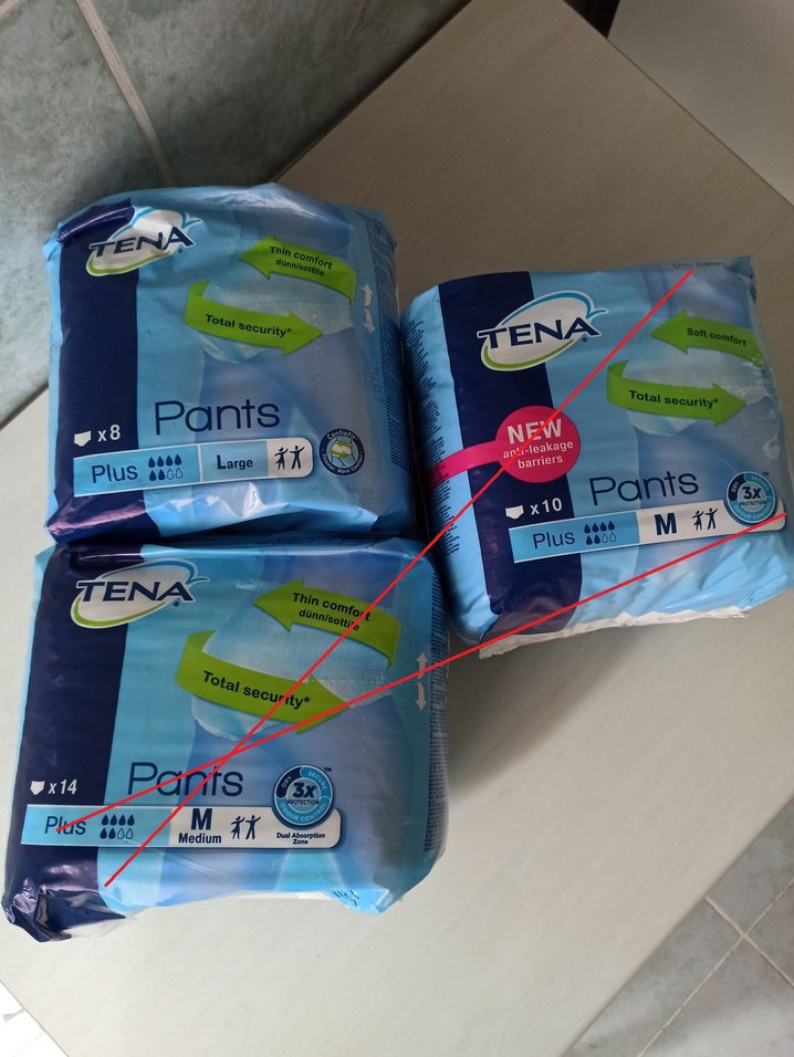 TENA Plus Large. 8 li paket. - Görsel 3