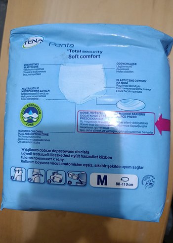 TENA Plus M 10'lu Külot Bebek Bezi - Görsel 2