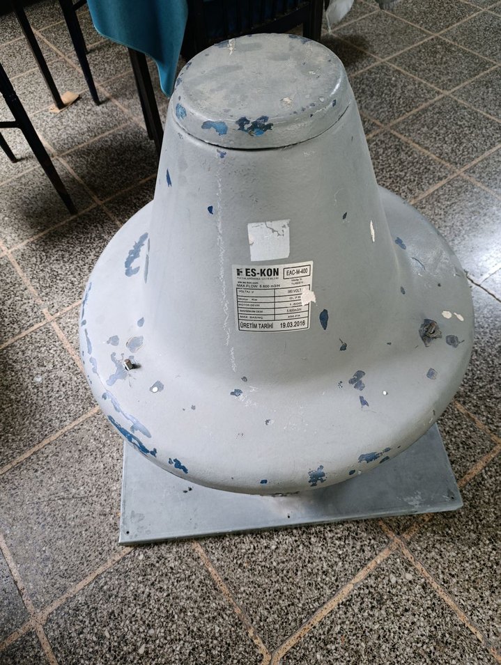 Endüstriyel Sanayi tipi. Vantilatör ES-Kon 400 - Görsel 2