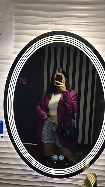 s Beden bershka deri blazer