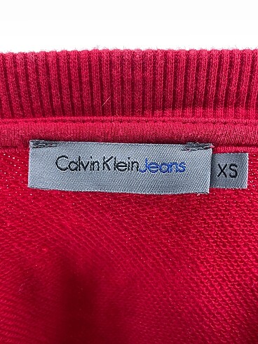 xs Beden kırmızı Renk Calvin Klein Sweatshirt %70 İndirimli.