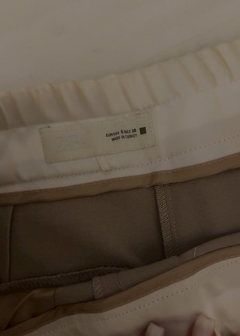 Zara krem rengi pantolon - Görsel 2