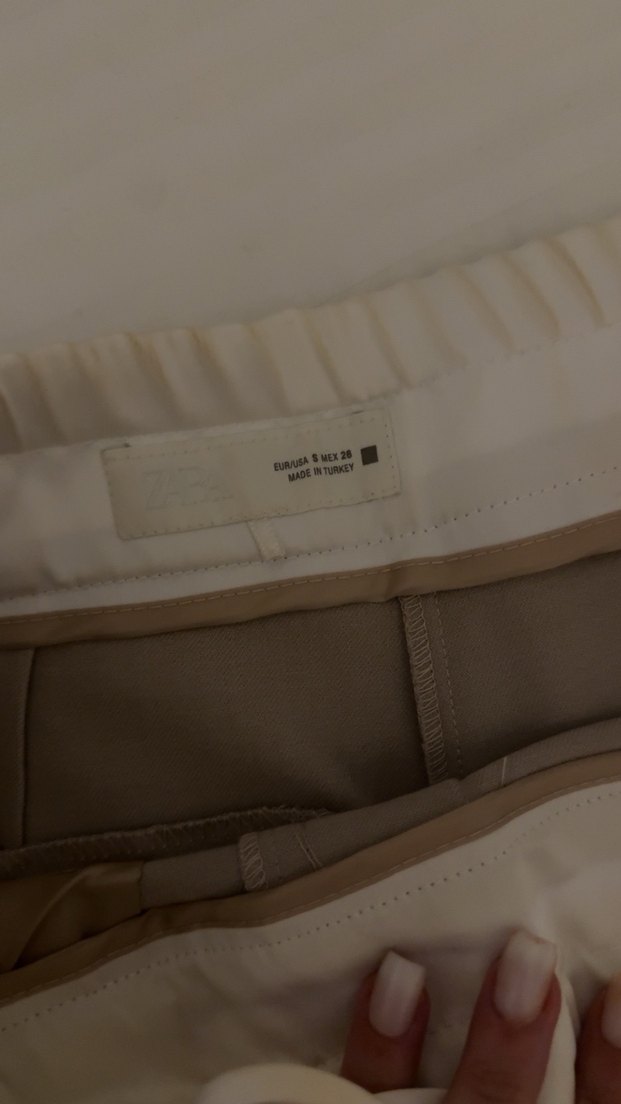 Zara krem rengi pantolon - Görsel 2