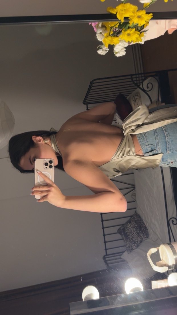 Zara saten bluz - Görsel 4