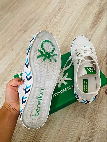 38 Beden Benetton spor ayakkabı