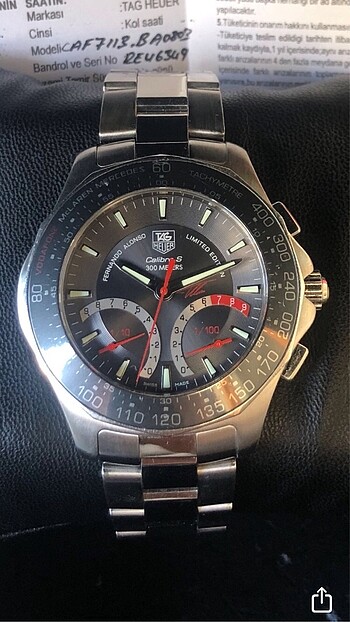 Tag Heuer TAGHEUER AQUARACER CALİBRE S FERNANDO ALONSO LİMİTED EDİTİONS