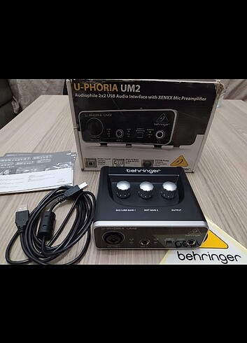 Behringer u-phoria um2 ses kartı