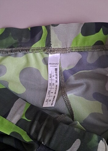 m Beden argento plaj pantolonu