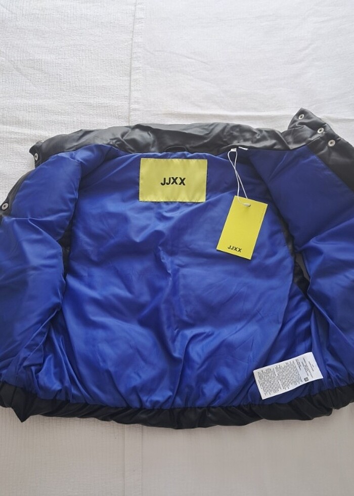 jjxx suni deri kısa yelek - Görsel 2