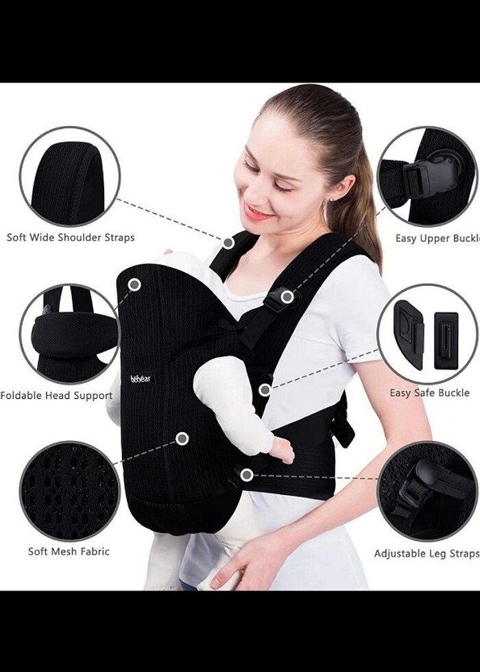 bebemaur anakucağı/bebek taşıyıcı - Görsel 2