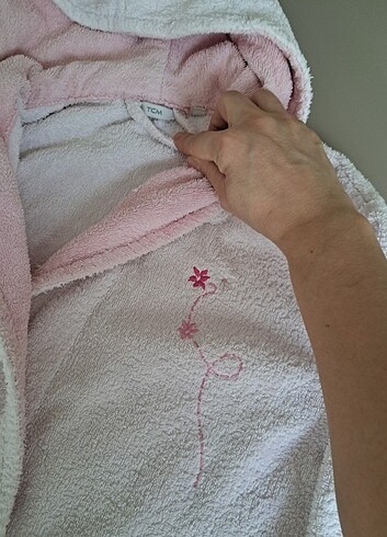 kız çocuk bornoz - Görsel 3