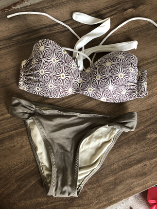 Oysho Destekli neon bikini takımı