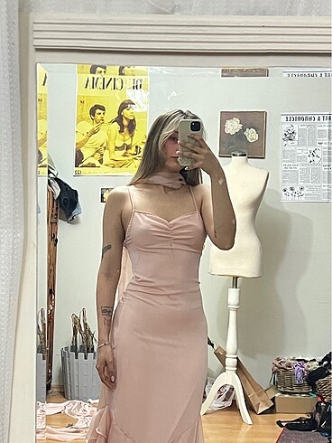 American Vintage Tüllü uzun retro mezuniyet elbisesi