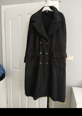 Zara Bej Midi Kadin Trench Coat Kase Kaban