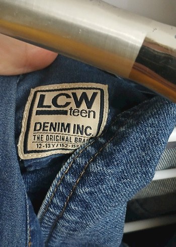 Kadın Mavi Denim Düğmeli Ceket - Görsel 2