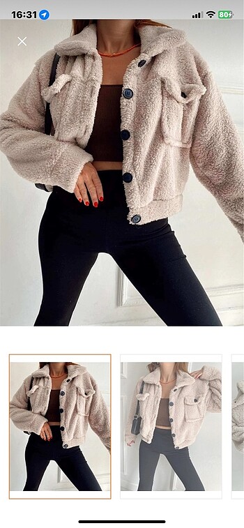 Peluş ceket