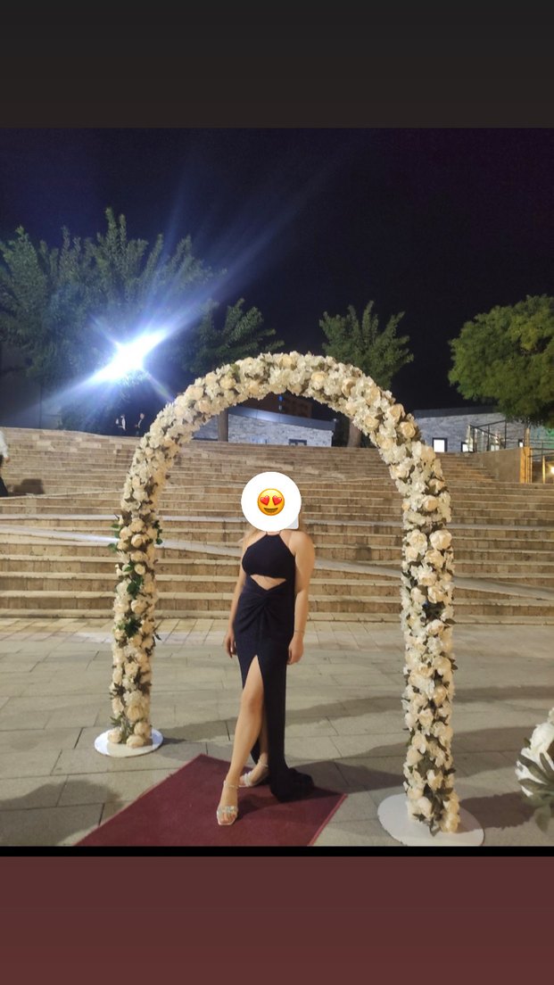 Straplez Lacivert Uzun Elbise - Görsel 2